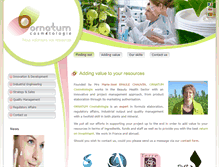 Tablet Screenshot of ornatum-cosmetologie.com